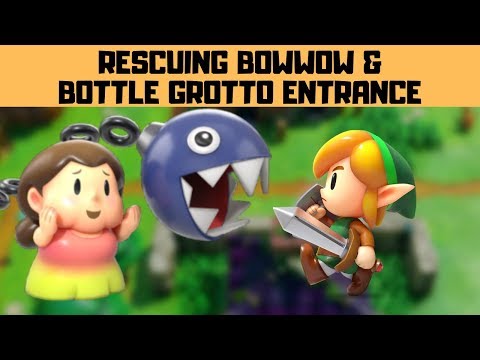 How to Rescue BowWow and Find the Bottle Grotto Entrance - Link's Awakening