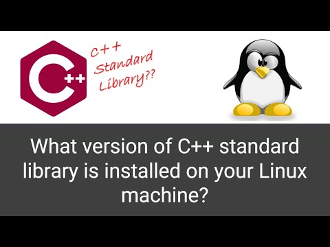 What version of c++ standard library is installed on your Linux machine?