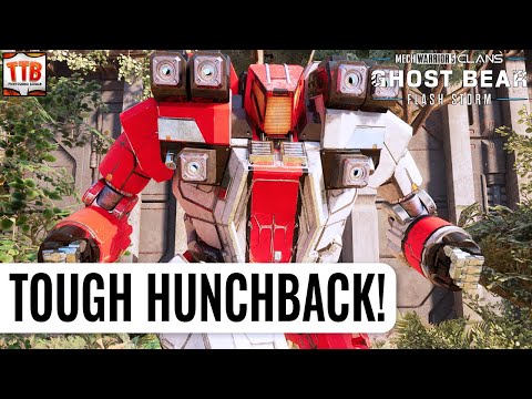 Turning This Paper Armor Mech Into A TANK! - Hunchback IIC - Mechwarrior 5 Clans