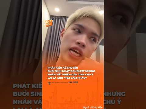 Sinh nhật của Double2T nhưng đầy nước mắt của Tez #shorts