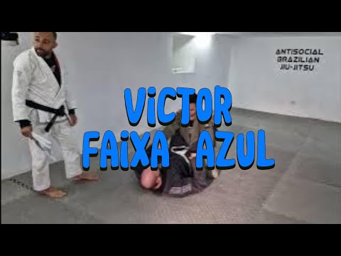 Victor hugo exame de faixa Azul método Rocian Gracie Jr