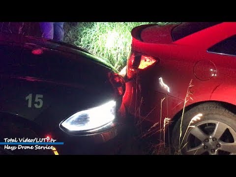 Hit Run Chase Ending on Reservation Road Hays, KS 7/3/19