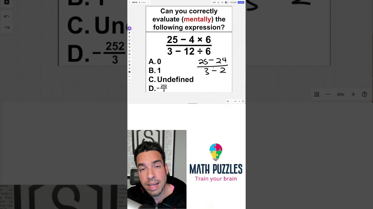 Can You Solve This Math Puzzle? #brainteasers  #maths #education