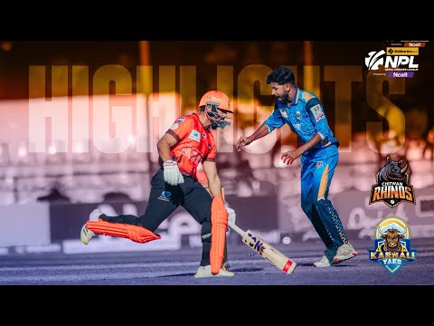 M2 | Chitwan Rhinos v Karnali Yaks | NPL HIGHLIGHTS