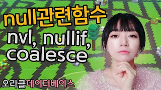 모르면 상사한테 혼나는 NULL 관련 함수, NVL, NULLIF, COALESCE