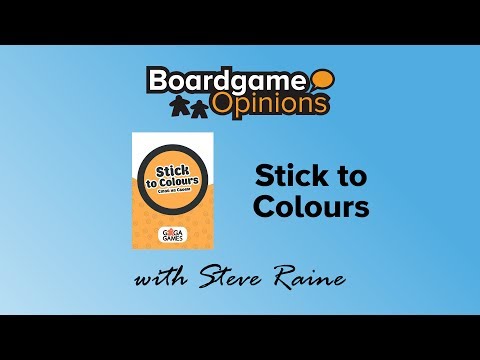 Boardgame Opinions: Stick to Colours