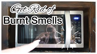 Remove Burnt Smells in Microwave and House FAST