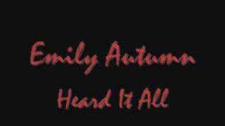 Emily Autumn- Heard it all