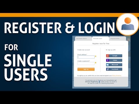  Register & Login for Singleusers
