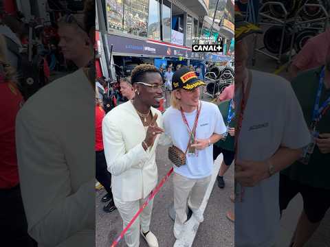 Paul Mirabel est FAN de Pogba 🥹 #f1 #monacogp #paulpogba