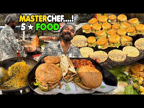 MASTER CHEF ka 5 Star Indian Street Food On Road 😍 Street Food India