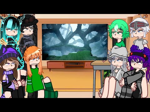 Mob girl's Minecraft react to Searching For A World That Doesn't Exist - part (1/4)