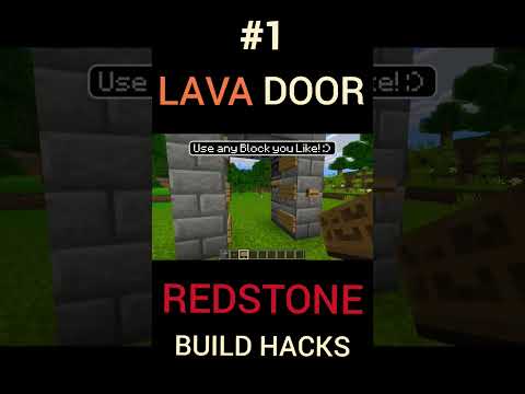 Lava Door in Minecraft! Epic Redstone Build!