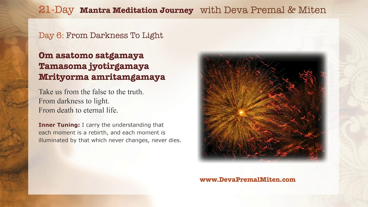 Deva Premal & Miten: 21-Day Mantra Meditation Journey - Day 6
