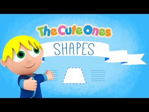 Trapezoid - SHAPES - The Cute Ones - Activities