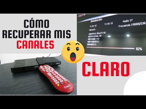 CÓMO RECUPERAR O RESTAURAR MIS CANALES DE CLARO 2025 - FACIL - PASO A PASO.