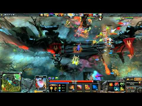 Dendi Sniper in Dota 2   Денди играет на Sniper