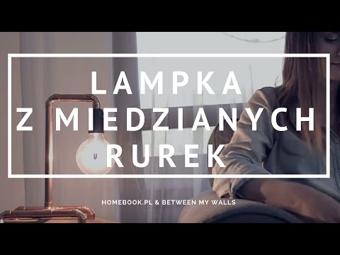 DIY: Jak zrobić lampkę z miedzianych rurek? #DIY #LAMPKA #DEKORACJE