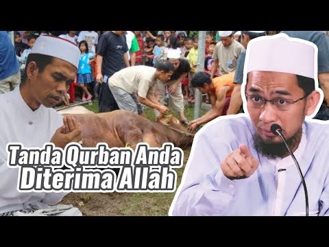 <p>Hari raya Idul Adha ini biasanya diperingati tiap 10 Dzulhijjah. Ada amalan penting pada bulan tersebut, yaitu berkurban</p>
<p>Biasanya, di Indonesia hewan kurban yang disembelih adalah sapi atau kambing.</p>
<p>Simak Tanda-Tanda Ibadah Kurban Diterima Allah SWT - Ustadz Adi Hidayat LC MA</p>
<p>--------------------------------------------------</p>
<p>Video Lainnya:</p>
<p>Kesalahan Pengucapan Bulan 'Zulkaidah': youtu.be/KzBgH6kbUSk</p>
<p>KISAH HIDUP MARYAM, IBU NABI ISA: youtu.be/LGchC19MaE8</p>
<p>Adakah Perintah Shalat Qabliyah Magrib?: youtu.be/l6vd_tHahkA</p>
<p>DAHSYATNYA PAHALA ZIKIR SETELAH SHALAT: youtu.be/SFV-HAChtlw</p>
<p>Maksiat Bisa Menhambat Pintu Rizki: youtu.be/eS5z70reGpc</p>
<p>Merencaranakan Masa Depan Anak: youtu.be/8bvqNQ7sQY4</p>
<p>--------------------------------------------------</p>
<p>Instagram:<br />
instagram.com/audiodakwah_id</p>
<p>Twitter:<br />
twitter.com/audio_dakwah</p>
<p>Facebook:<br />
facebook.com/audiodakwah.id/</p>
<p>--------------------------------------------------</p>
<p>- Management Akhyar.Tv membuka peluang jariah untuk operasional broadcasting dan equipment Akhyar.Tv melalui Bank Mandiri No. Rek 167-000-223-0273 a.n Henny Haryanti Lubis.</p>
<p>- Management Quantum Akhyar Institute mengajak anda untuk berpartisipasi aktif dalam pengembangan dakwah dengan Waqaf Buku dan media dakwah lainnya, serta kegiatan dakwah pembinaan ummat melalui Bank Syariah Mandiri No. Rek 7088490228 a.n Ibrohim Hanif</p>
<p>--------------------------------------------------</p>
<p>Channel YouTUBE