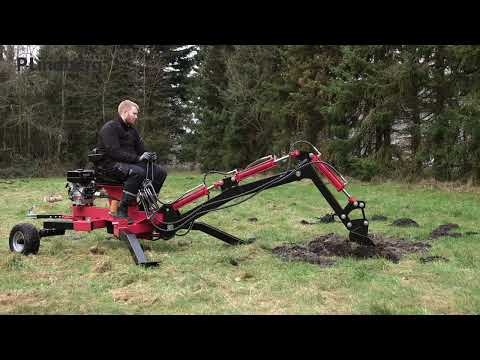 Minigraver til ATV med Loncin motor