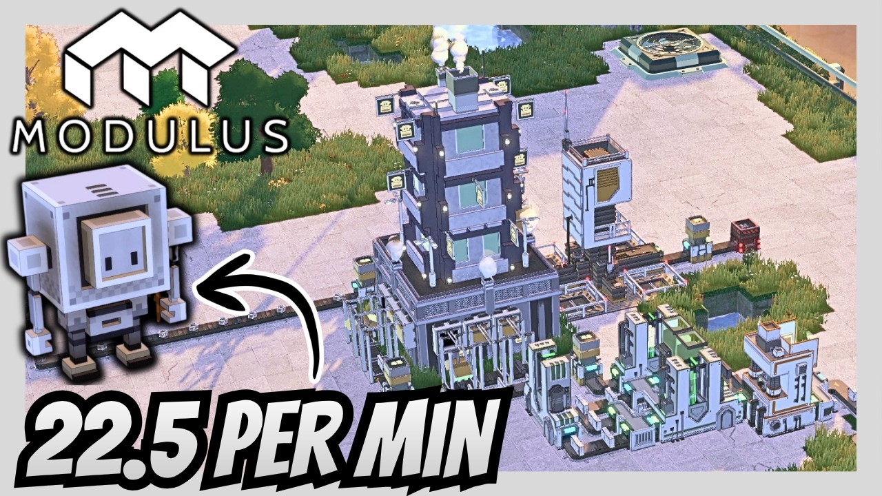 Compact Basic Bot Assembly With Max Output - Set Up Tutorial | Modulus