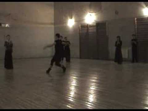 Georgian dance rehearsal