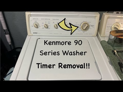 Kenmore 90 Series Washing Machine Timer Removal!