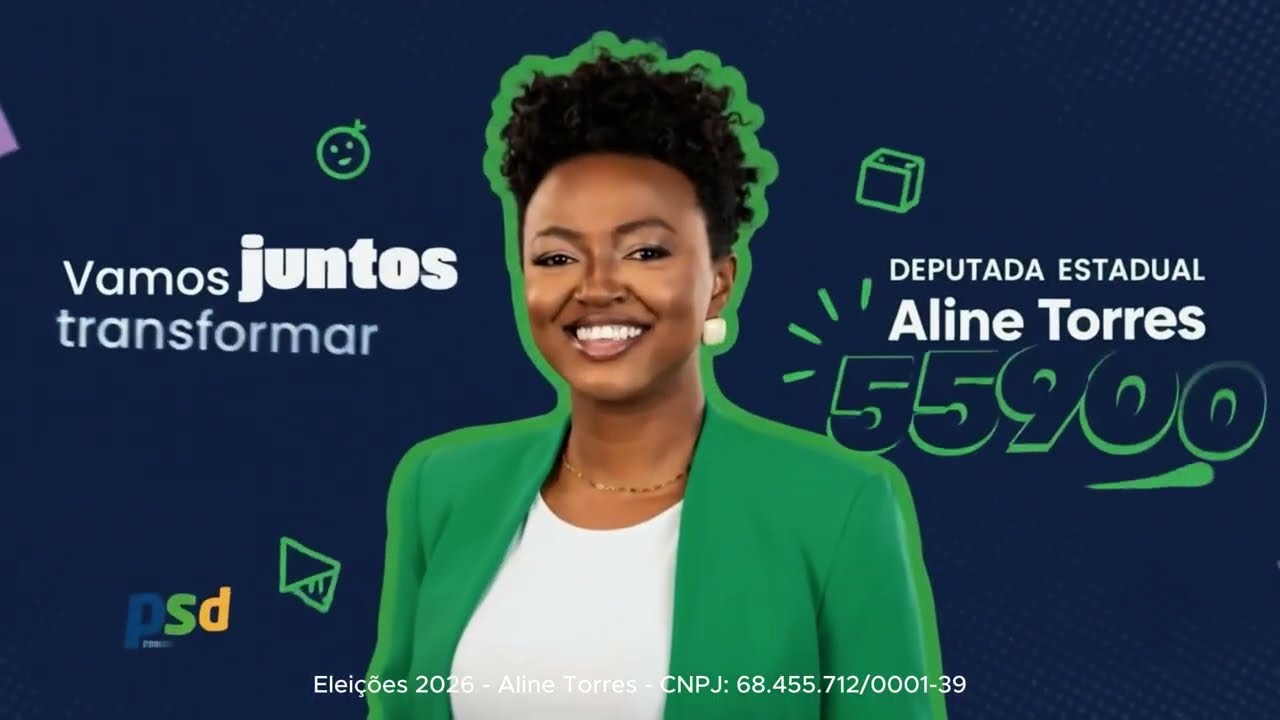 Miniatura — Vídeo de apresentação de Aline Torres