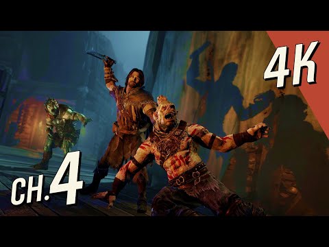 Middle-earth: Shadow of Mordor - [4K/60fps] (100%) Walkthrough Part 4 - Hunting Warchiefs