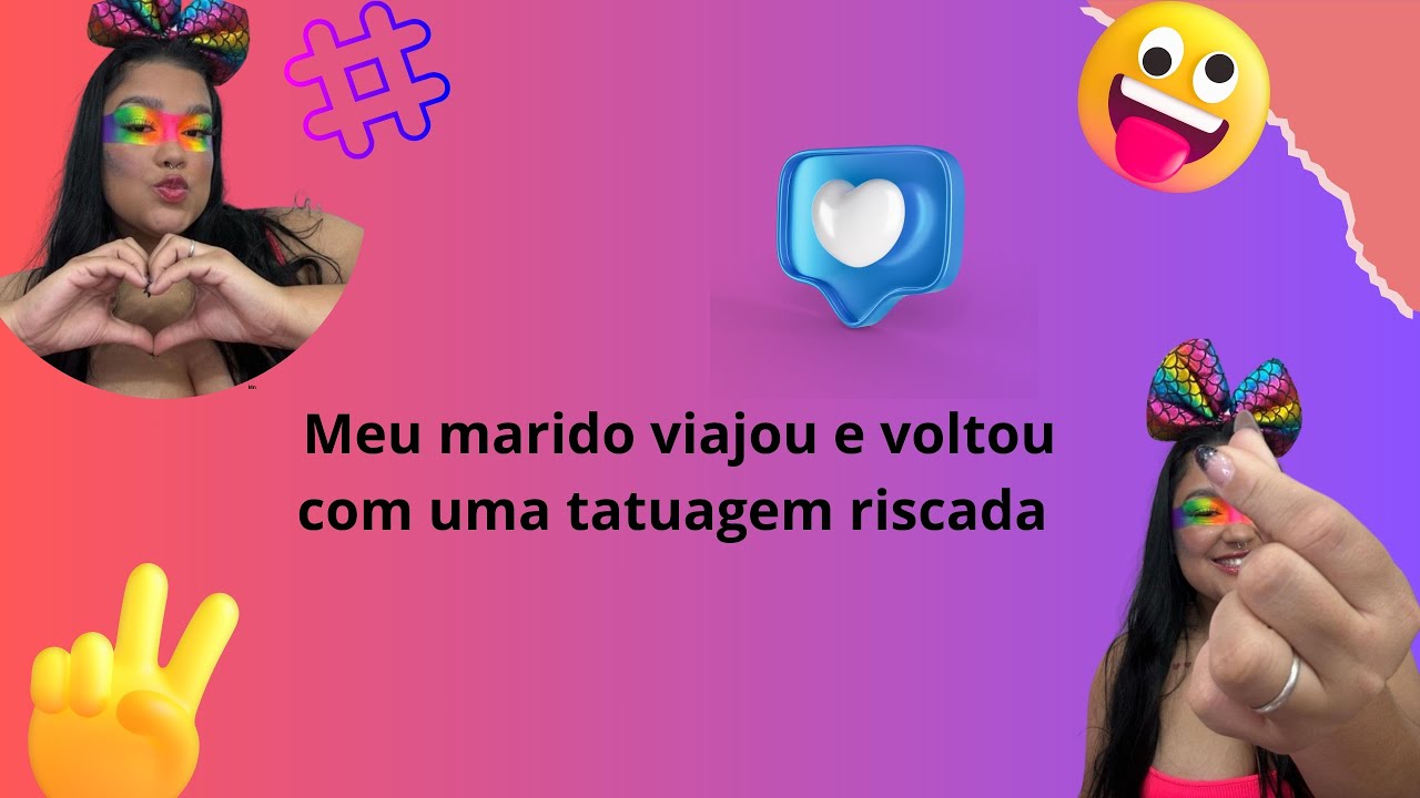 Meu marido viajou e voltou com uma tatuagem riscada #fofoca #historias #fyp