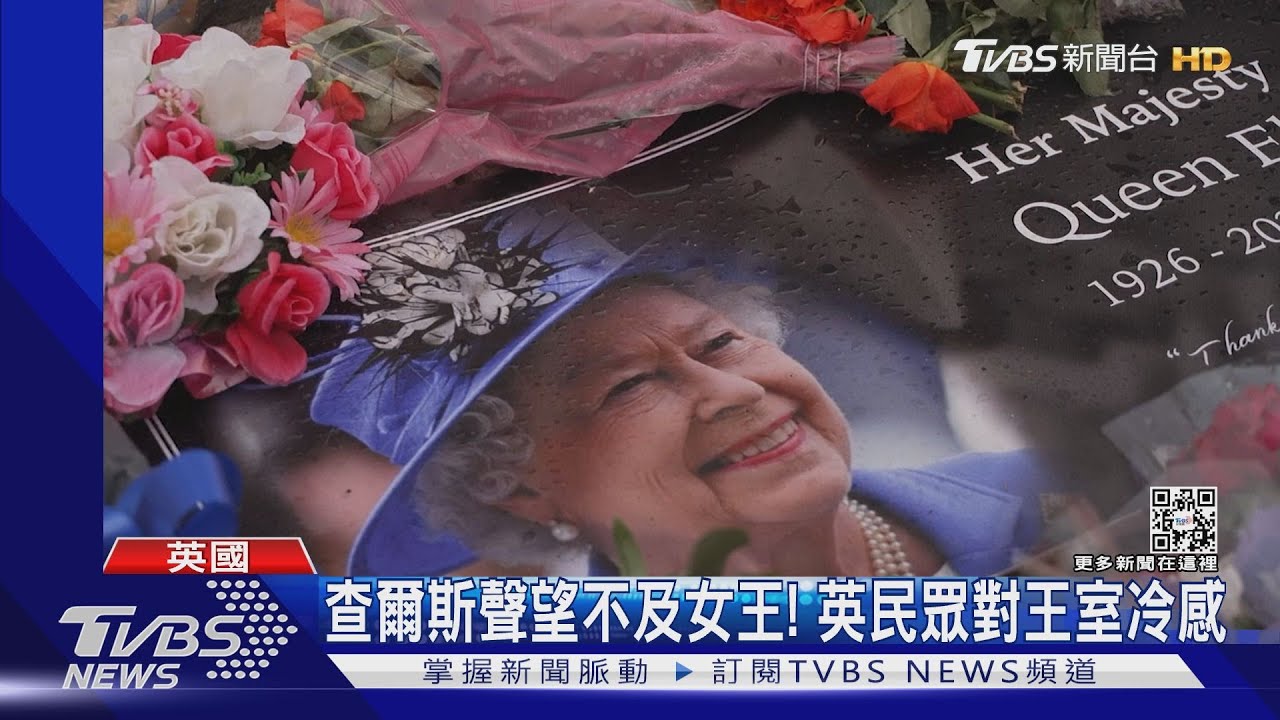 查爾斯聲望不及女王! 英民眾對王室冷感