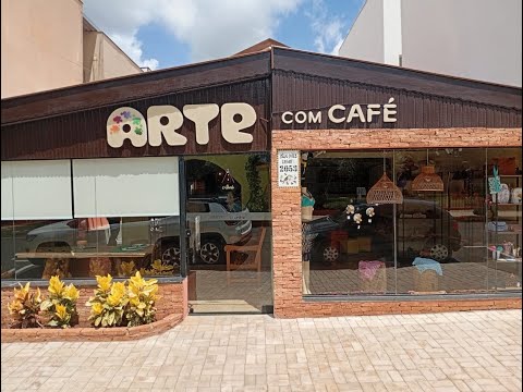 Loja Arte com Café traz inovação, sabor e artesanato em um mesmo lugar
