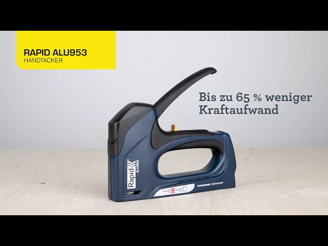 Video teaser for Rapid ALU953 Handtacker Dual