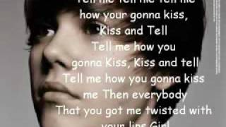 Justin Bieber-Kiss N Tell (Lyrics on Screen)