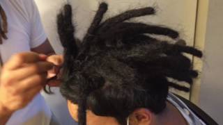 HOW TO START DREADLOCKS WITH STRAIGHT HAIR (Tutorial)