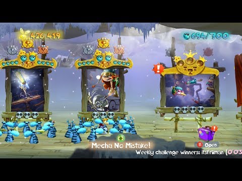 Walkthrough: Rayman Legends 100% - Mecha No Mistake!