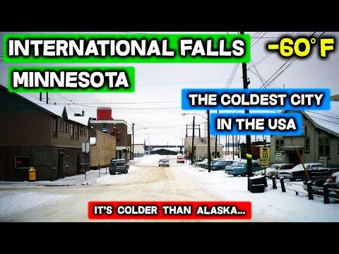 INTERNATIONAL FALLS - The Coldest City In America (Outside Of Alaska) - Why Do People Live Here?