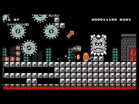 Mario Maker 2 - 20 Seconds: The Thwomp Escape