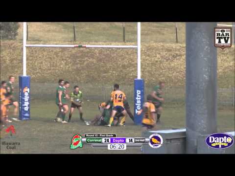 2014 ICRL Round 15 1st Grade Highlights - Corrimal Cougers v Dapto Canaries