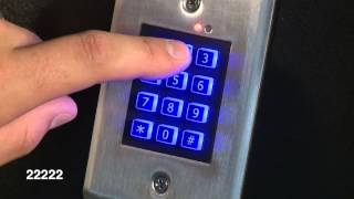 Programming the Hager 2915 Keypad Spanish Video