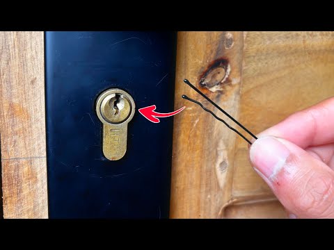 You Won’t Believe It! This Hairpin Trick Can Unlock a Lock in an Emergency!