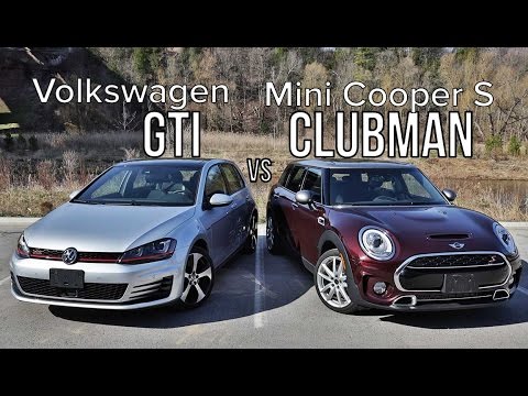 2016 Volkswagen Golf GTI vs 2016 Mini Cooper S Clubman