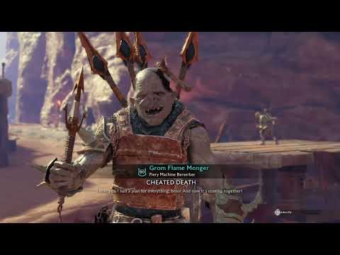 Shadow of War: Captain Cheat Death Quotes Compilation