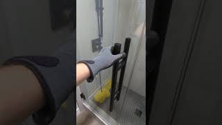 Custom Designed Pivot Shower Door 