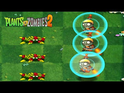 PvZ 2 What zombies can restrain Bramble bush?