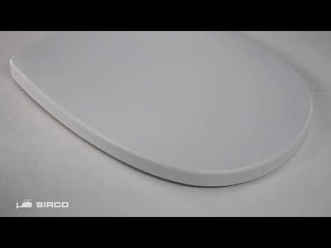 Ceramica NIC Serie MILK Sedile originale art. 005.528.003 Colore bianco opaco a chiusura rallentata