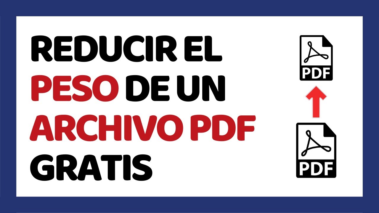 Cómo Reducir el Peso de un Archivo PDF 2022 Sin Programas ✅ Smallpdf