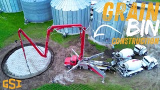 Pouring a GRAIN BIN PAD - From START to FINISH