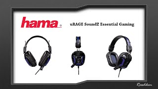Video thumbnail for Hama uRage SoundZ Essential Gaming - Test i recenzja słuchawek stereo z mikrofonem by Rooshken