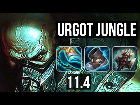 URGOT vs TALIYAH (JUNGLE) | 6/0/3, 700+ games, Dominating | KR Diamond | v11.4